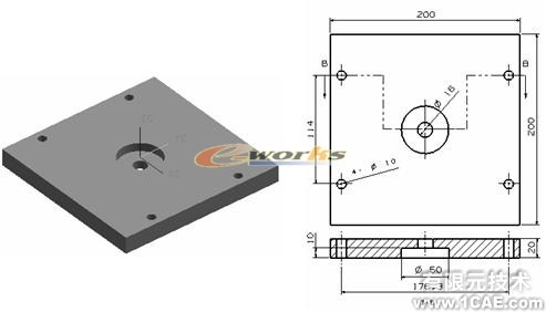 側向成型塑料注射模具教學模型的研制autocad資料圖片4