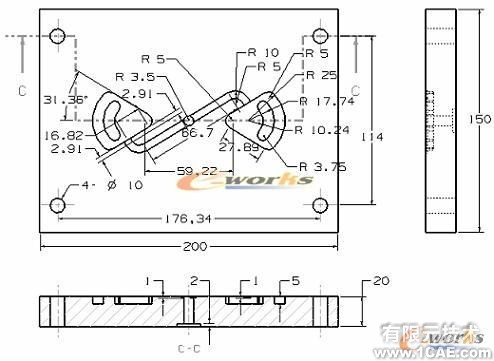 側向成型塑料注射模具教學模型的研制autocad技術圖片6