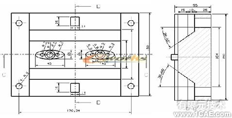 側向成型塑料注射模具教學模型的研制autocad技術圖片7