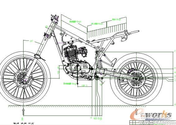 Pro/MECHANICAL在摩托車車架設(shè)計(jì)中的應(yīng)用proe模型圖圖片2