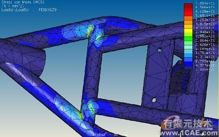 Pro/MECHANICAL在摩托車車架設(shè)計(jì)中的應(yīng)用proe模型圖圖片7