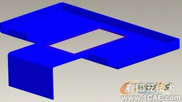 proe鈑金件設(shè)計(jì)中法蘭壁的使用proe模型圖圖片2