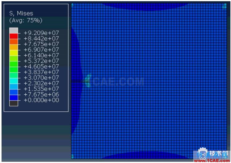 基于XFEM技術(shù)模擬二維平板疲勞裂紋擴(kuò)展-Abaqus軟件ansys培訓(xùn)的效果圖片66