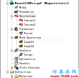 Maxwell穩(wěn)態(tài)磁場求解器仿真實例一Maxwell分析圖片5