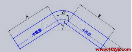 如何用折彎系數(shù),K因子做鈑金展開,超準!solidworks simulation技術(shù)圖片5