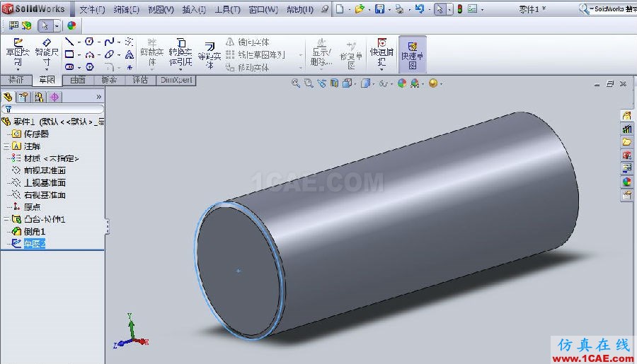 【實(shí)用技巧】SOLIDWORKS 螺紋的幾種繪制方法solidworks simulation分析圖片6