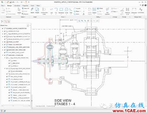 Creo Layout 概念設計pro/e設計案例圖片2