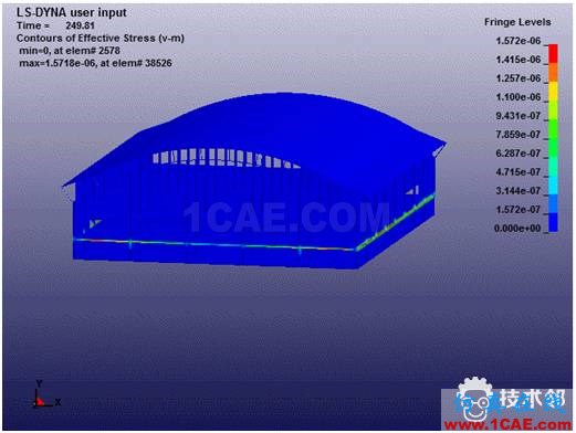 【ANSYS案例】基于LS-DYNA大型建筑物在隧道爆破條件下振動仿真ls-dyna應(yīng)用技術(shù)圖片10