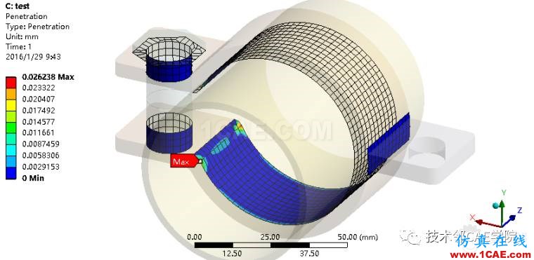 【干貨】ANSYS workbench接觸問題案例——卡箍連接ansys workbanch圖片13