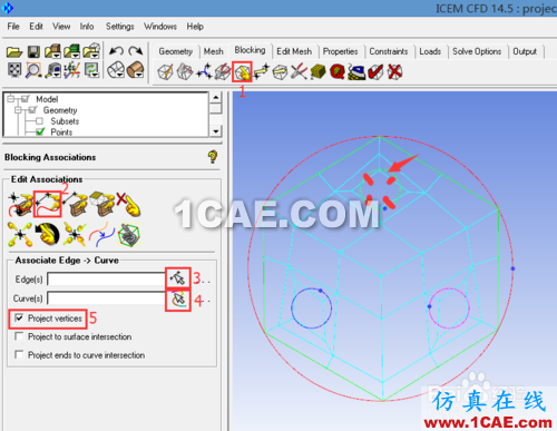 如何用ICEM對(duì)三角形特征幾何進(jìn)行結(jié)構(gòu)網(wǎng)格劃分