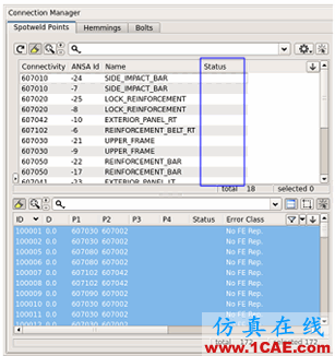 ANSA 數(shù)據(jù)管理中焊接信息的導入及部件名稱的設置方法ANSA應用技術圖片3