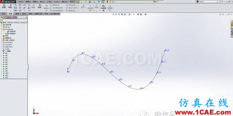 如何在SOLIDWORKS中獲取曲線坐標(biāo)ansys培訓(xùn)課程圖片3