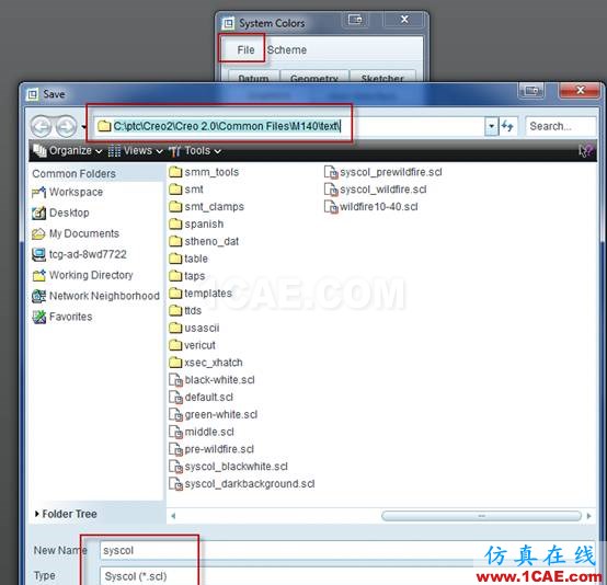 Creo可以用自定義設(shè)置Proe系統(tǒng)顏色pro/e產(chǎn)品設(shè)計(jì)圖片4