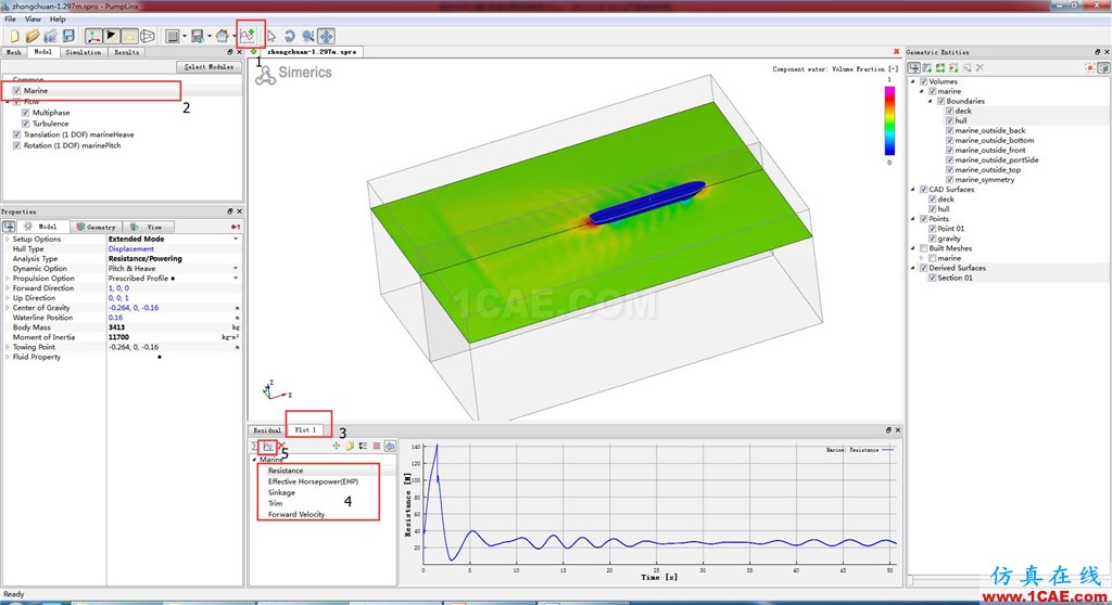 培訓(xùn)篇之PumpLinx船體水動(dòng)力流場(chǎng)分析Pumplinx旋轉(zhuǎn)機(jī)構(gòu)有限元分析圖片15