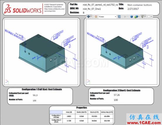 3D PDF樣本：國家標準與技術(shù)研究所（NIST）測試裝配體solidworks simulation分析案例圖片10