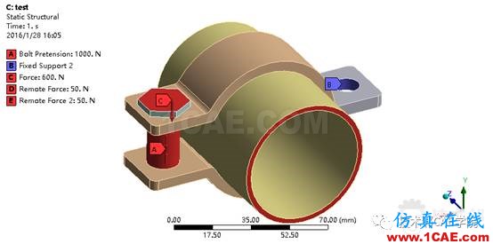 【干貨】ANSYS workbench接觸問題案例——卡箍連接ansys workbanch圖片11