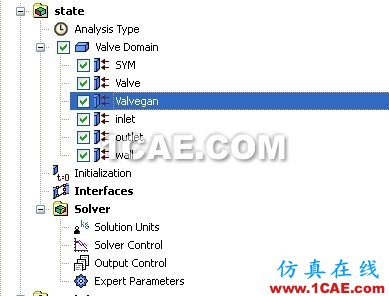 CFX高級(jí)應(yīng)用——如何模擬閥完全關(guān)閉到開啟的過程