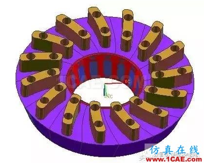 齒輪帶著十五個(gè)行位彎抽芯，這圖高清版ug設(shè)計(jì)圖片6