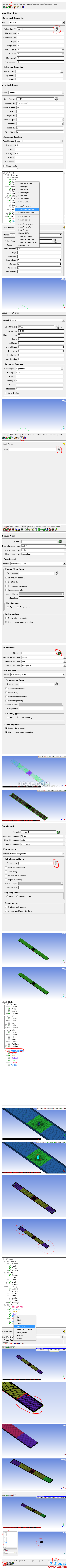 ICEM-extrude功能畫圓柱繞流網(wǎng)格【轉載】