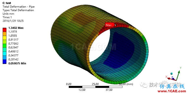 【干貨】ANSYS workbench接觸問題案例——卡箍連接ansys培訓課程圖片16